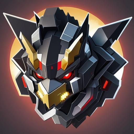 Minecraft Logo as Bravenwolf from Tenkai Knights