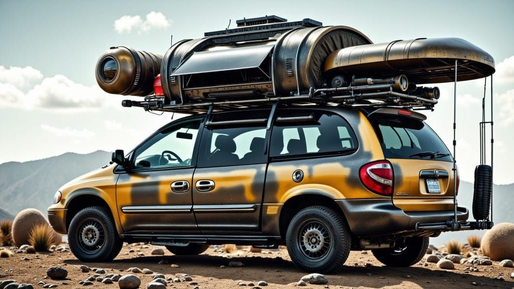 Biopunk Overlander: 2005 Chrysler Minivan Conversion