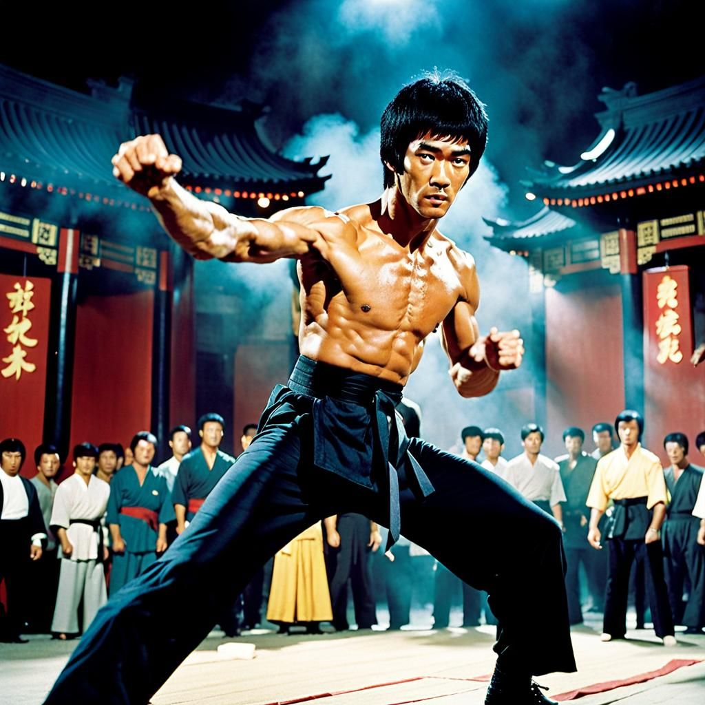 Intense Kung Fu Fight Scene in Hong Kong Style