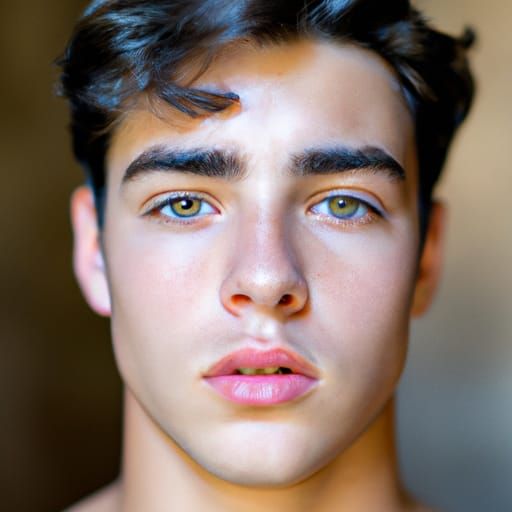 Inca Youth Portrait in Raphael Style