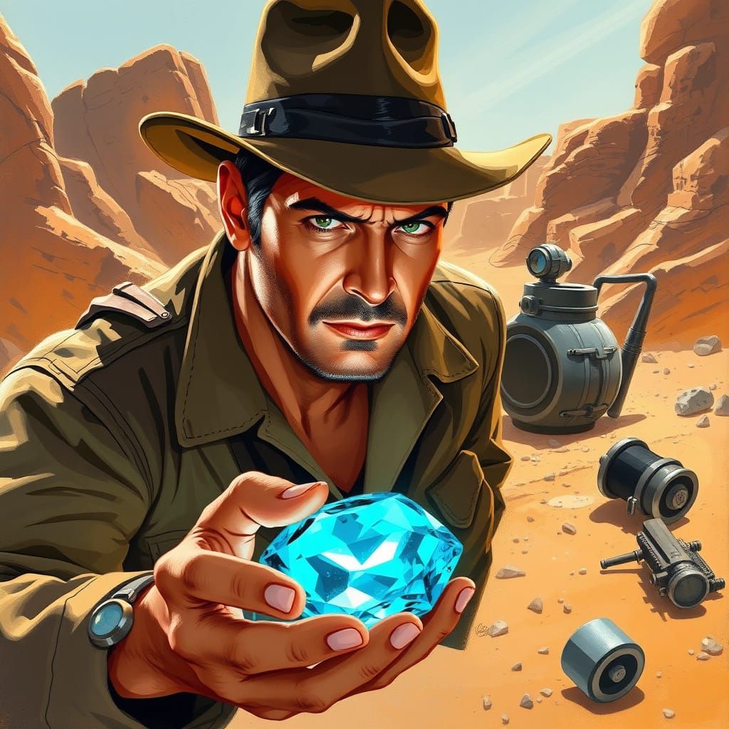 Indiana Jones and the Aquamarine Gemstone
