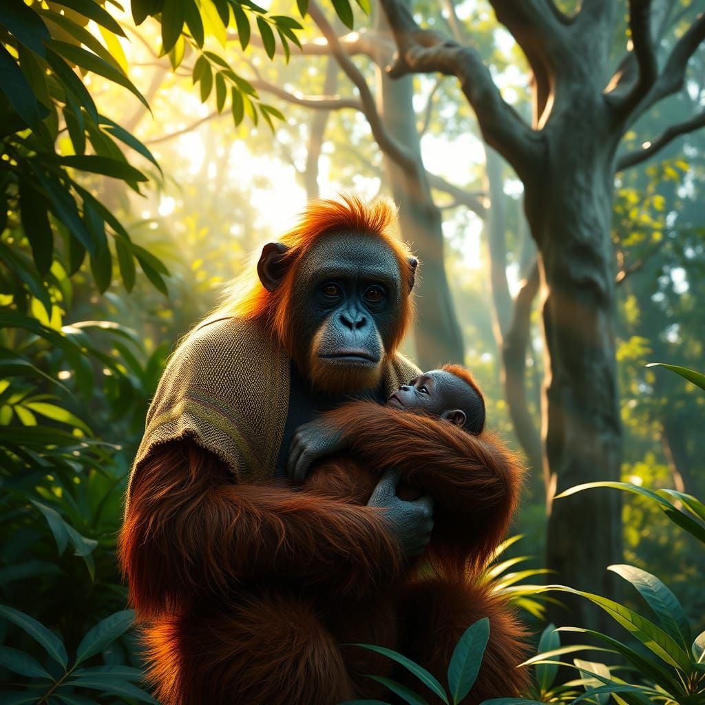 Motherly Love in a Tropical Paradise