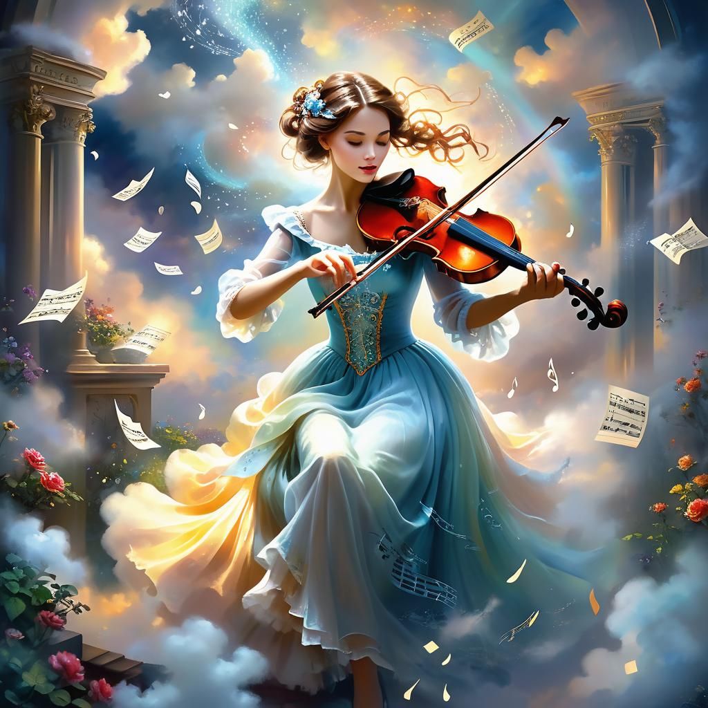 Enchanting Violinist Opens Fairyland Portal