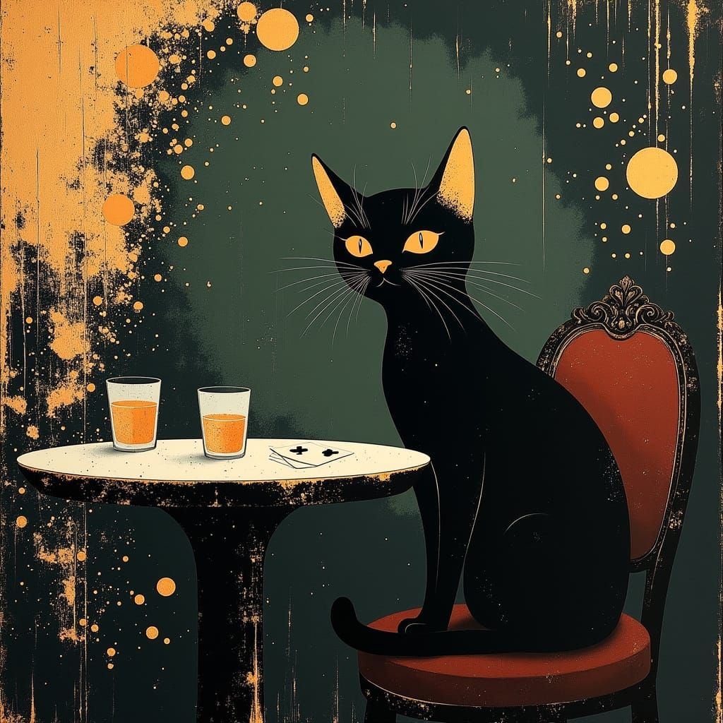 Le chat noir
