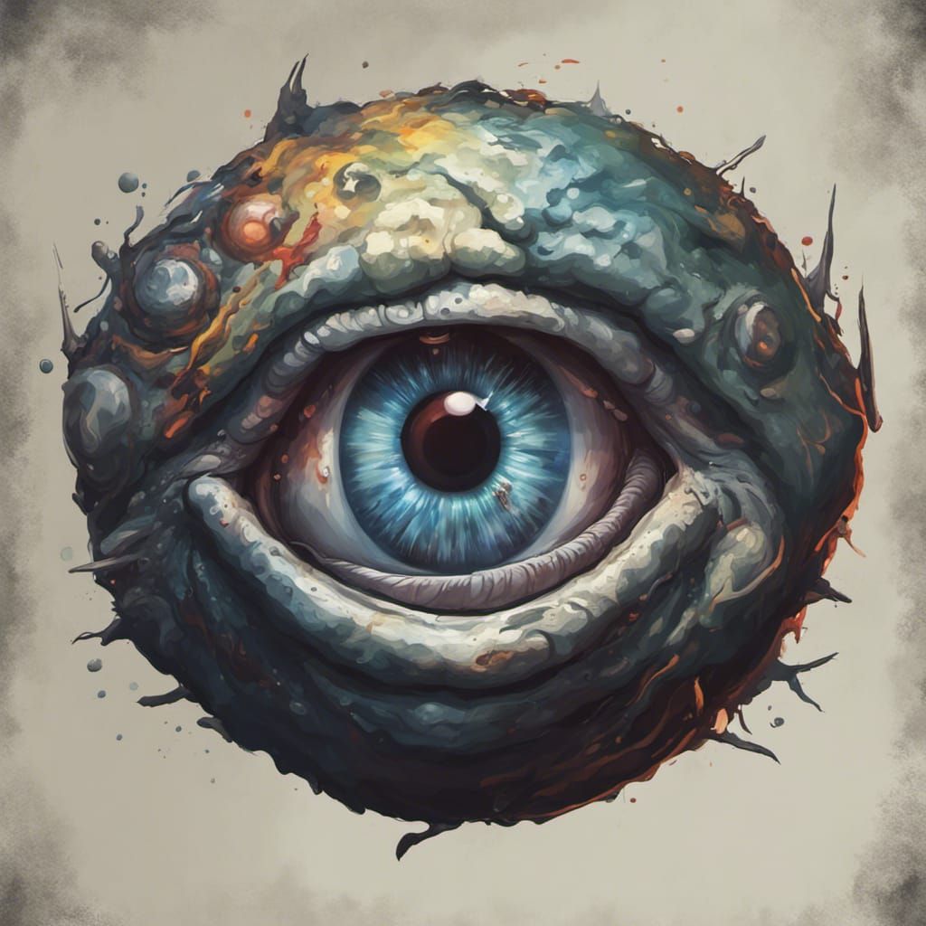 Hyperrealistic Cyclops Concept Art with Dramatic Lighting