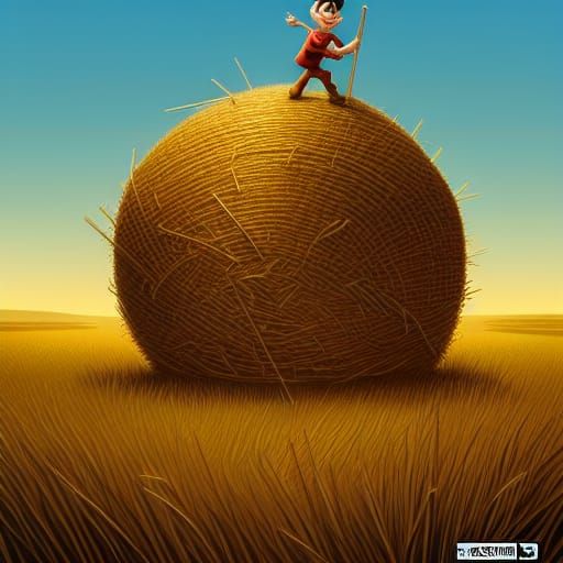 Needle in Haystack Comic Book Art