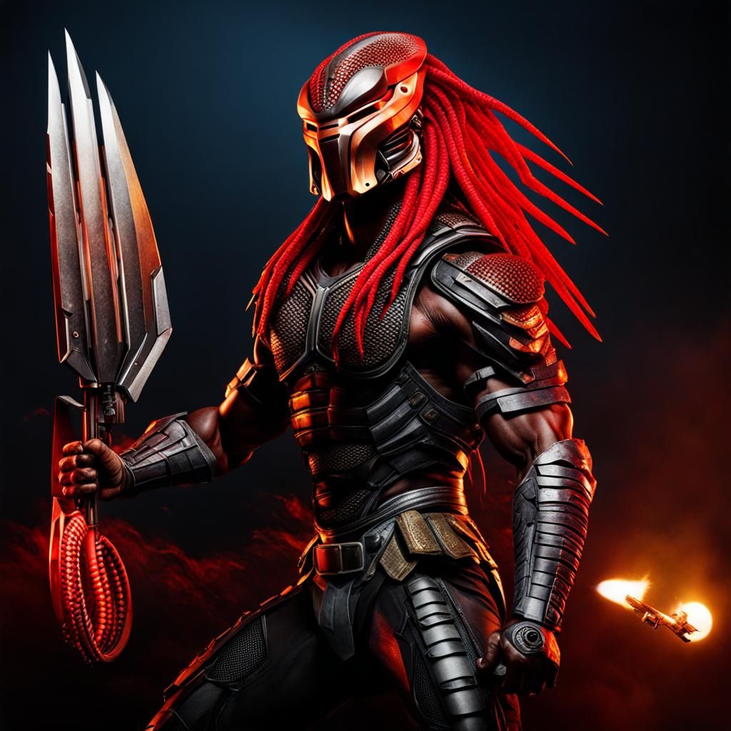 Menacing Predator Portrait