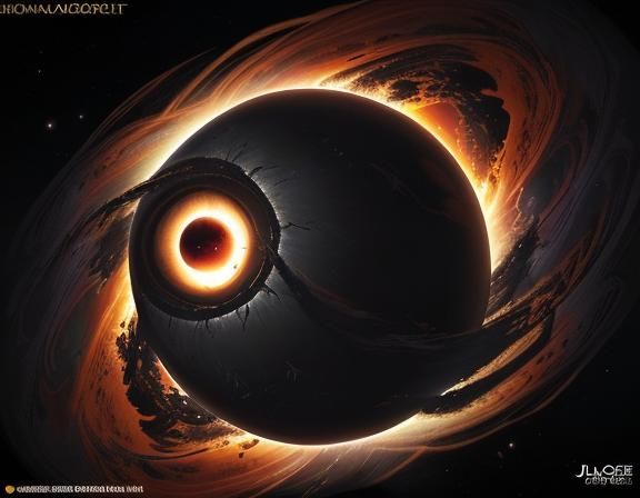 Hyperrealistic Black Hole with Ancient Planets