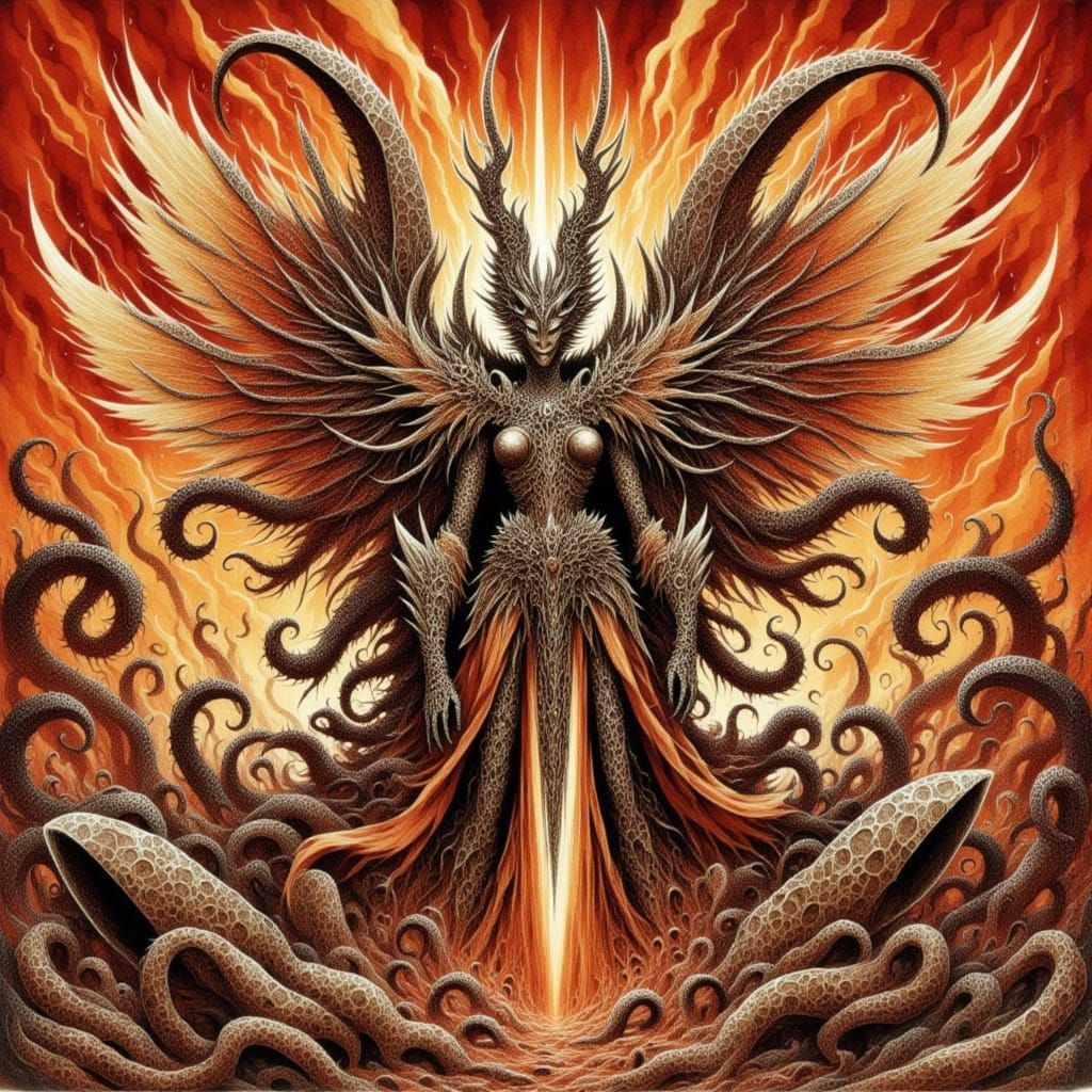 Surreal Feline Psychosis in Outer Planar Style