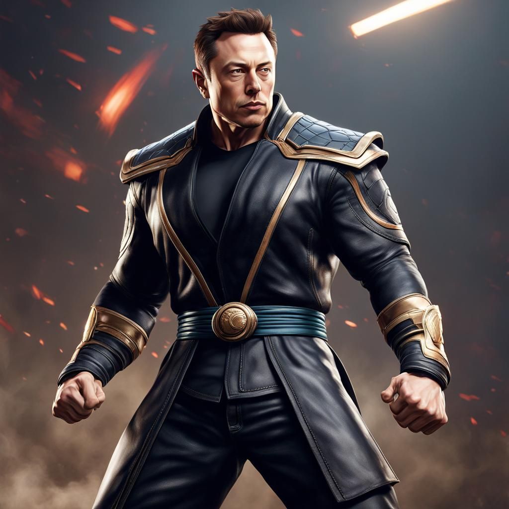Elon Musk as Street Fighter Character