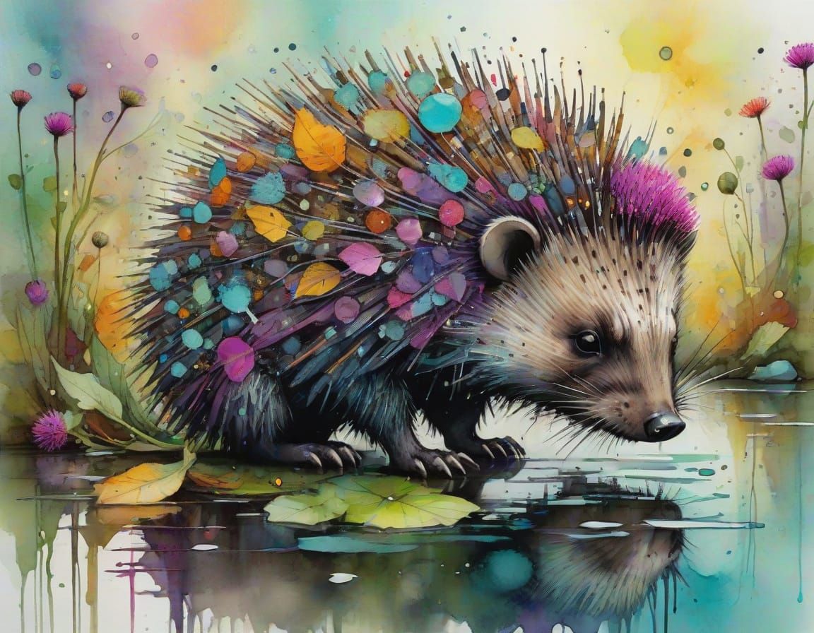 Joyful Celebration of Nature in Vibrant Colors