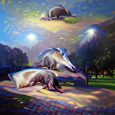 Anteaters' Delightful Picnic in the Meadow