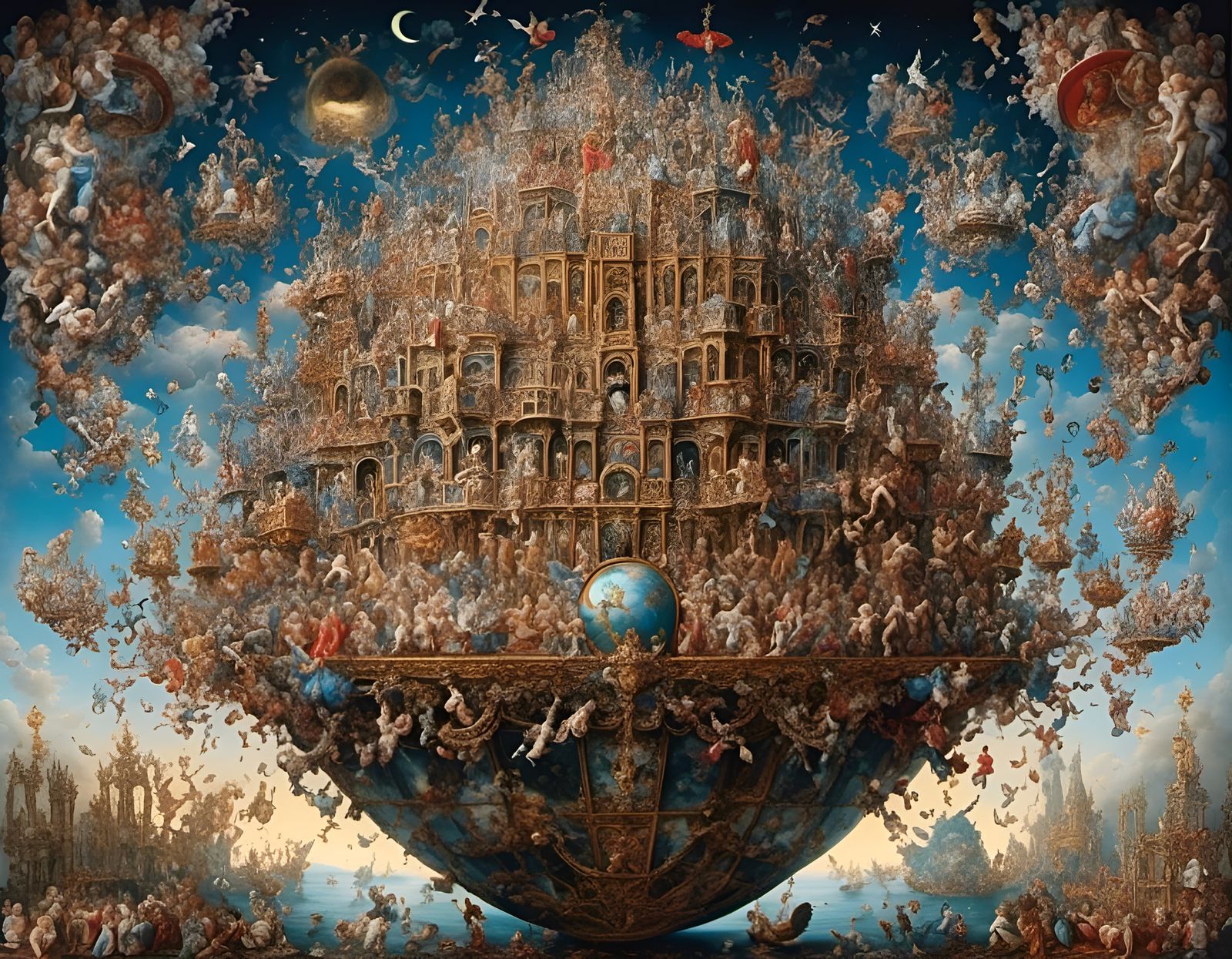 The Ways of the World: An AI Image Generation