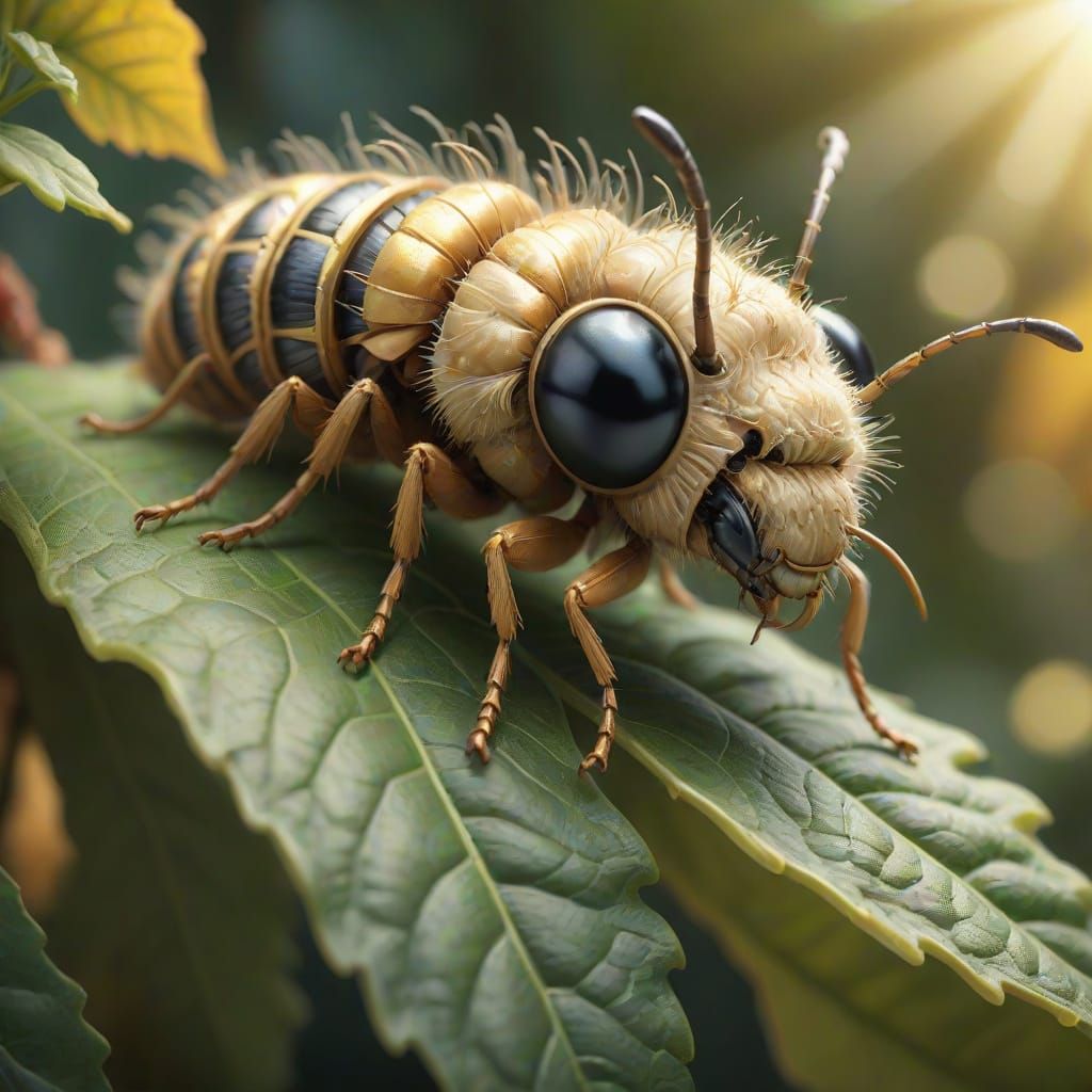 Insect Camouflage in Nature's Warmth
