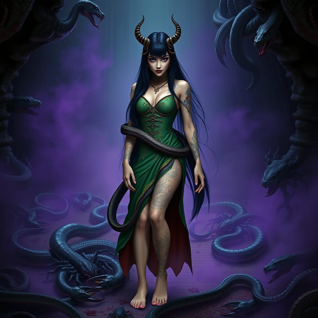 Evil Chinese Mistress in Mystical Dungeon