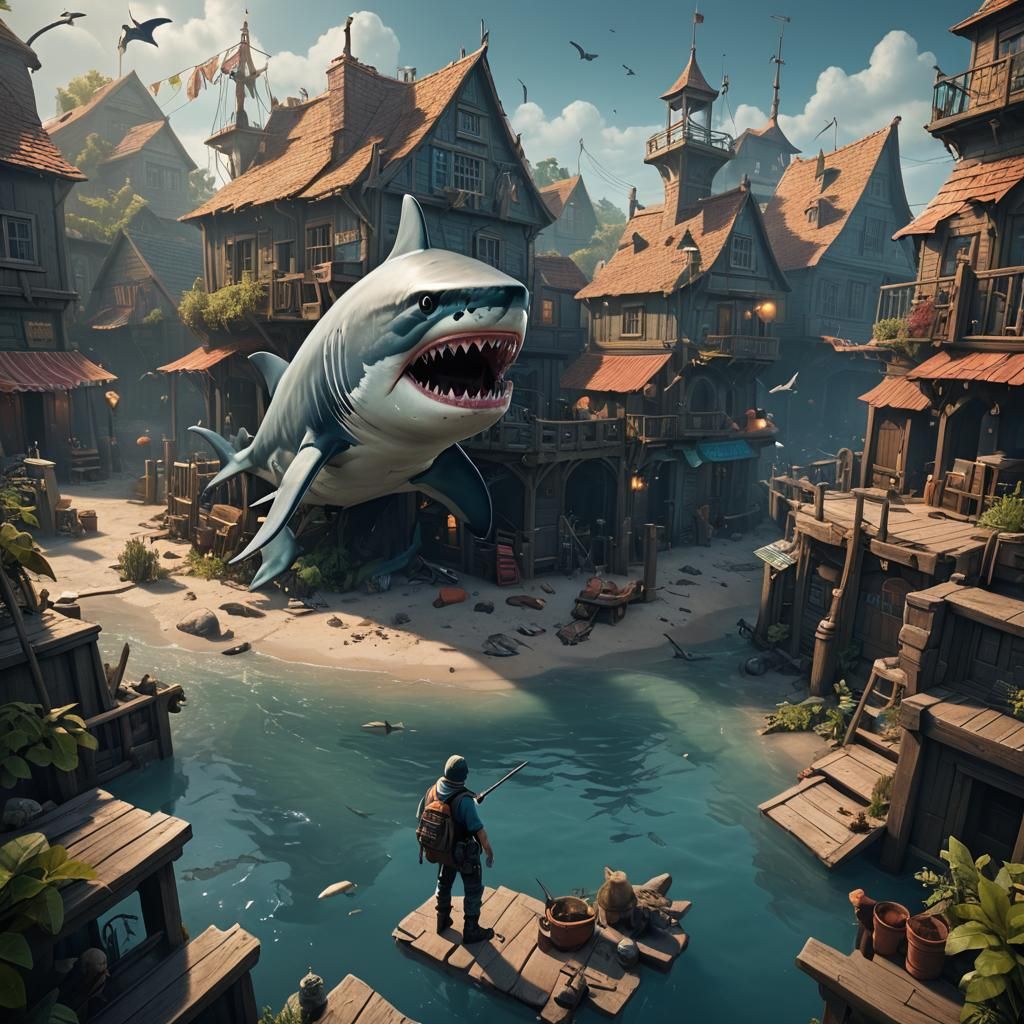 Amateur Robbers in Detailed Matte Painting