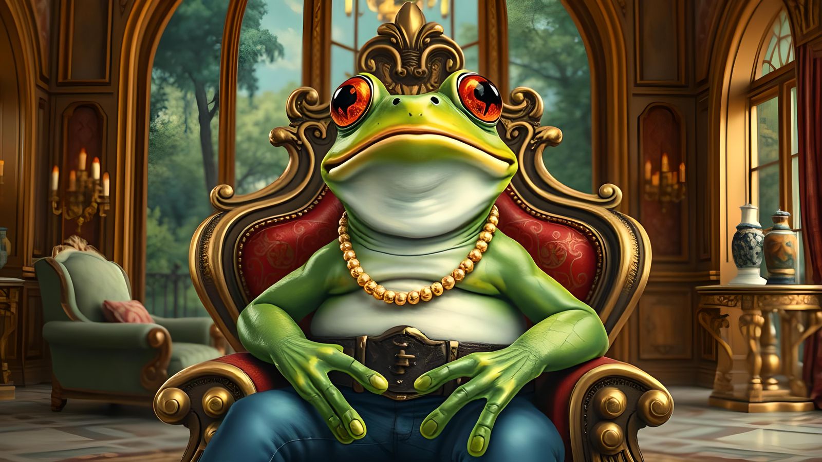The Frog Prince of Bel-Air AI Art