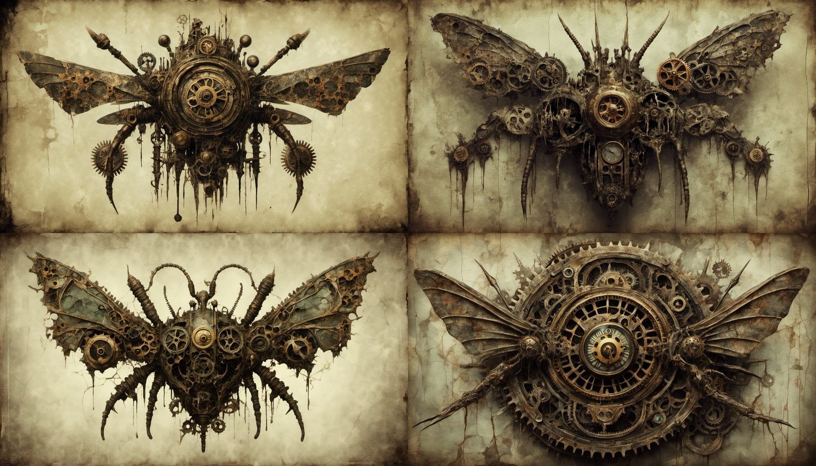 Clockwork Hornet with Intricate Gears