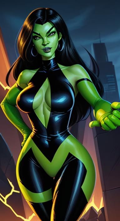 Shego Reimagined as the Fantastic Four