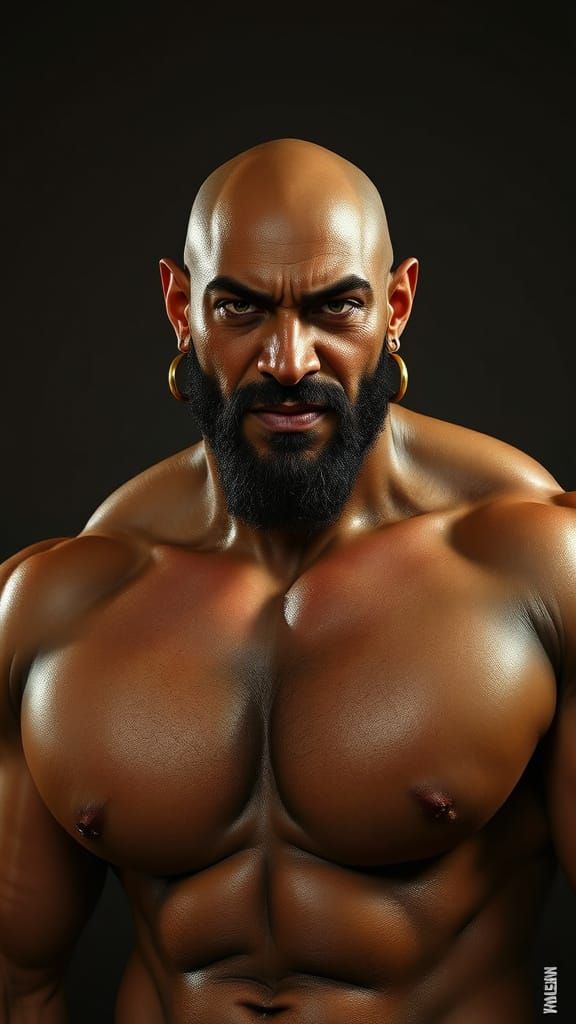 Persian God of the Elements in a Fury