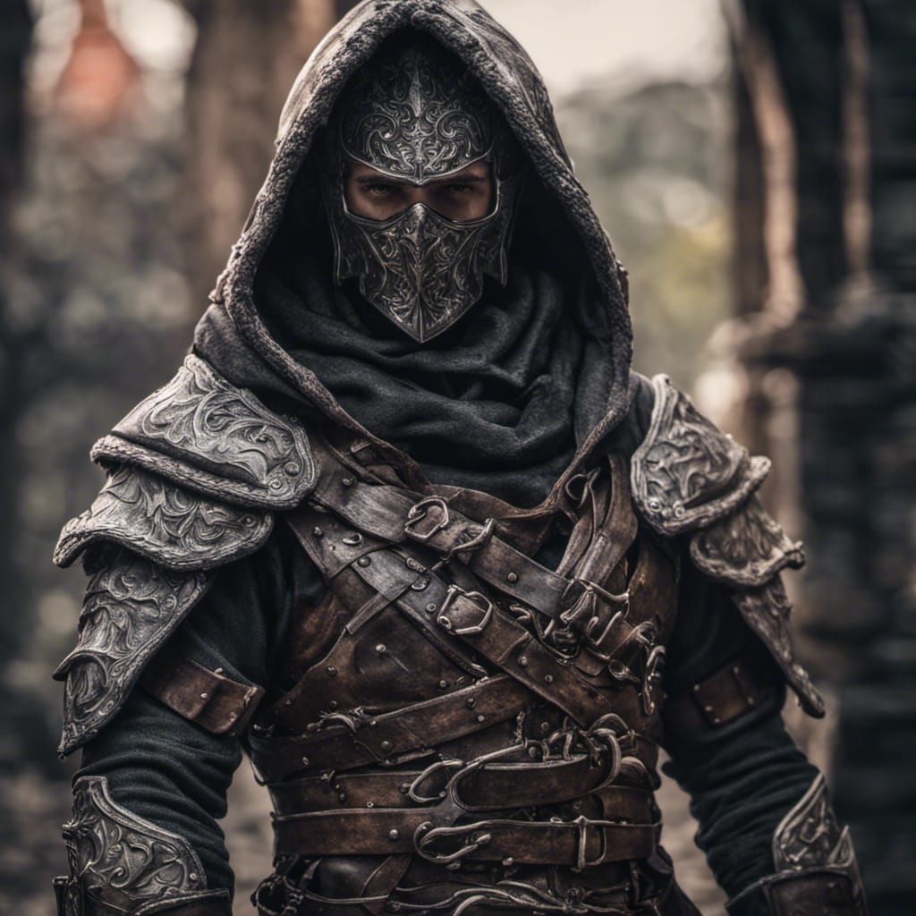 Hooded Armor Rogue in HDR
