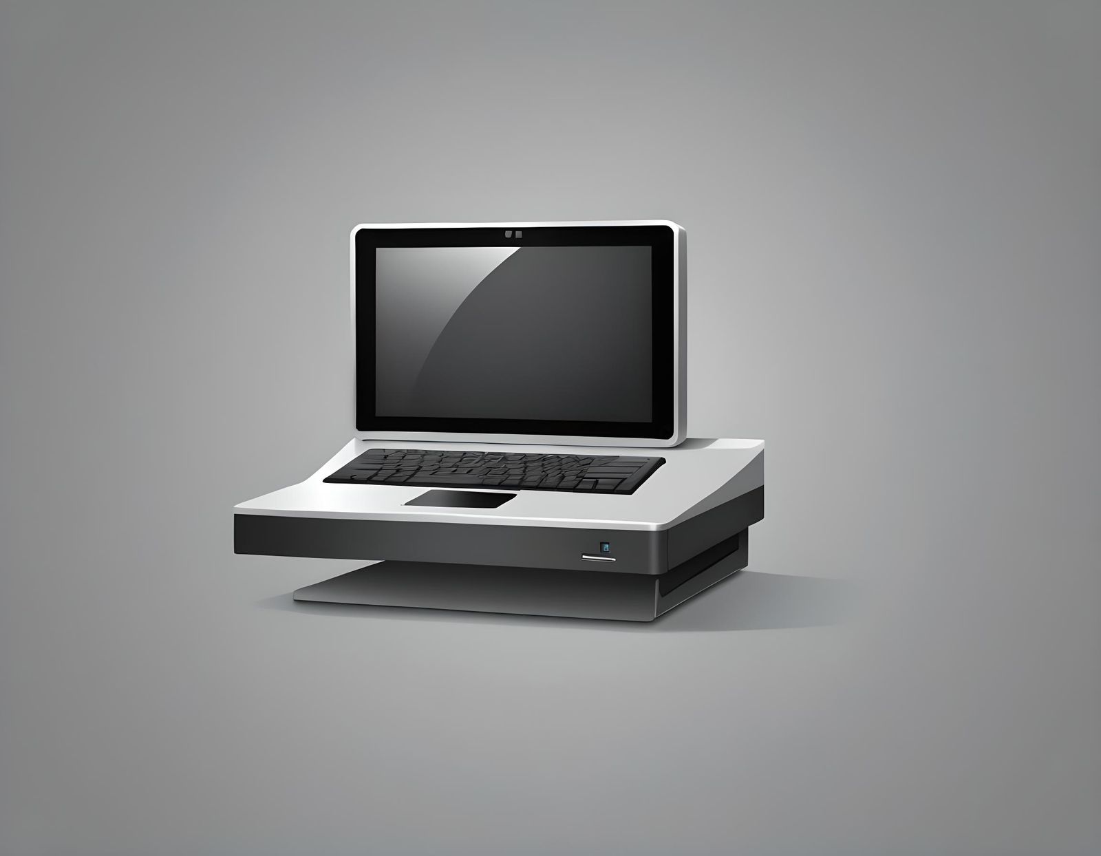 Modern Computer Icon for UI Design