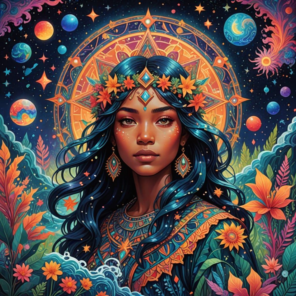 Ethereal Cosmic Dreamscape