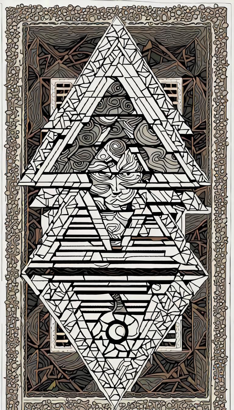 Sacred Geometry Zentangle Mandalas in Psychedelic Art