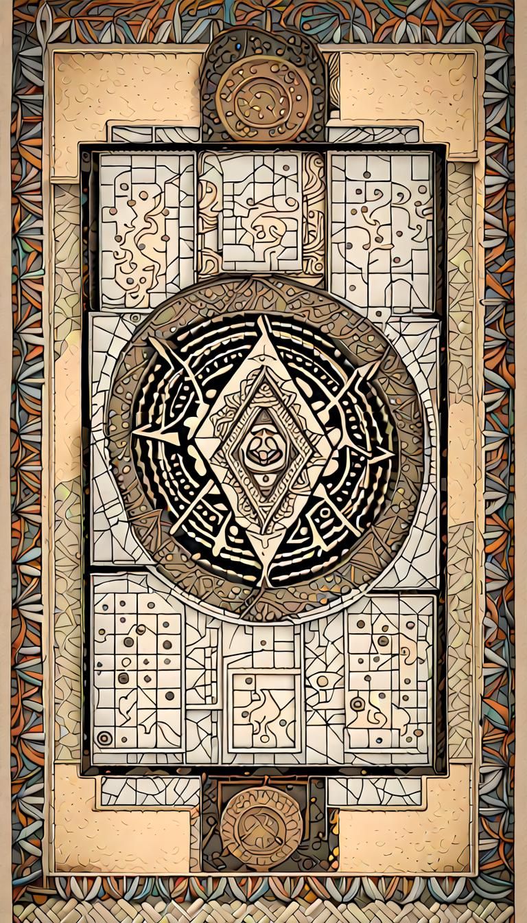 Sacred Geometry Mandala with Fractal 3D Effects