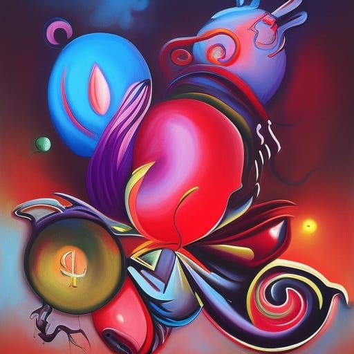 Butterfly Collection in Kandinsky Expressionist Style