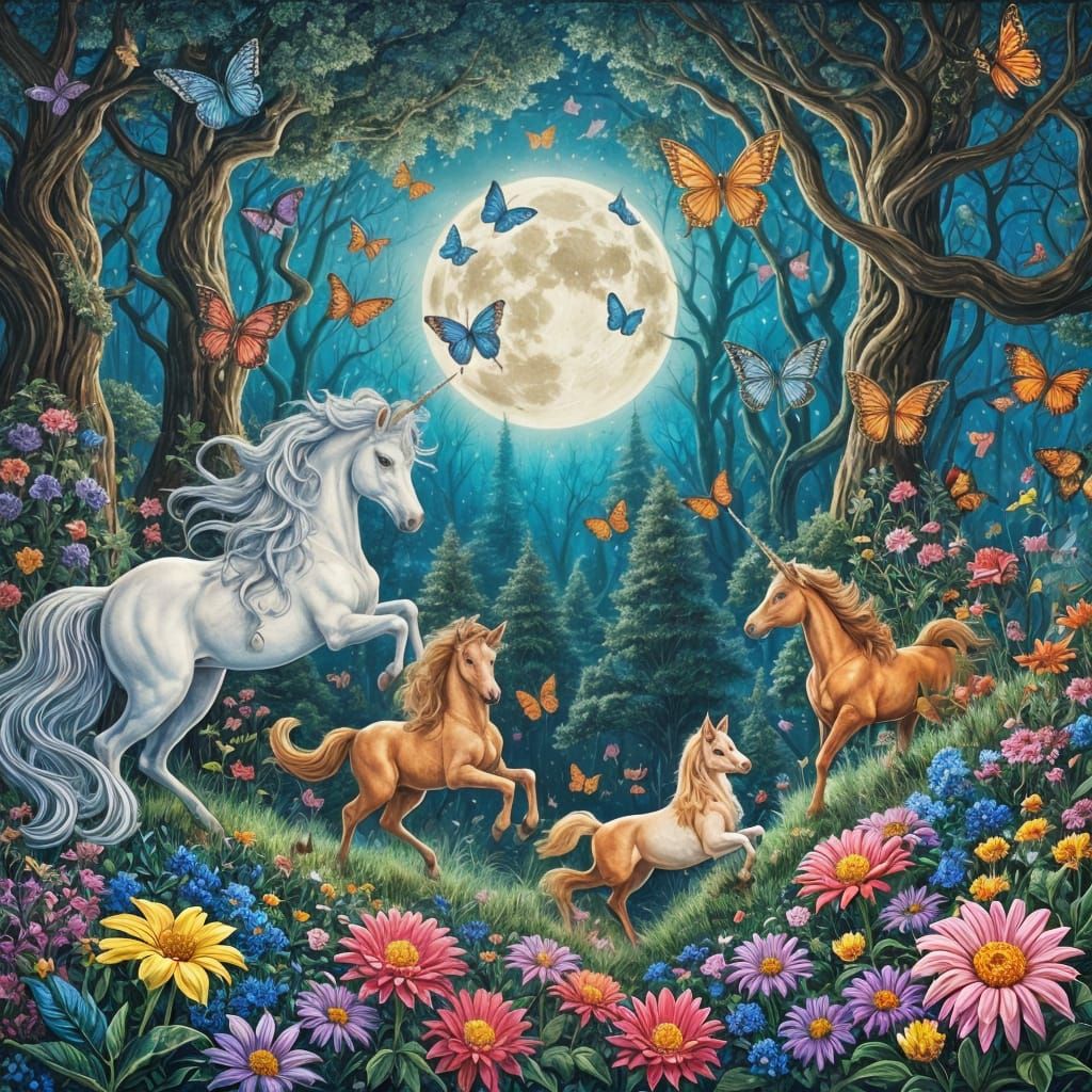 Enchanted Midsummer Night's Eve Illustration