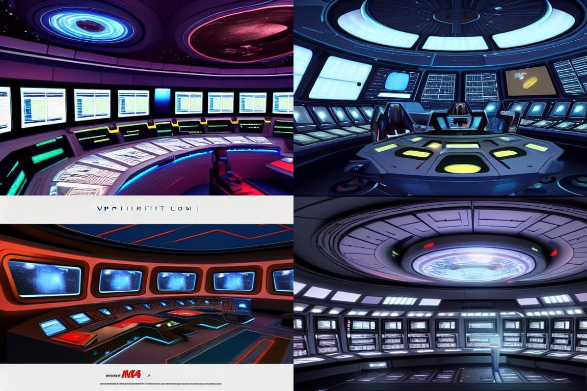 Star Trek Control Room: Hyperreal Digital Concept Art
