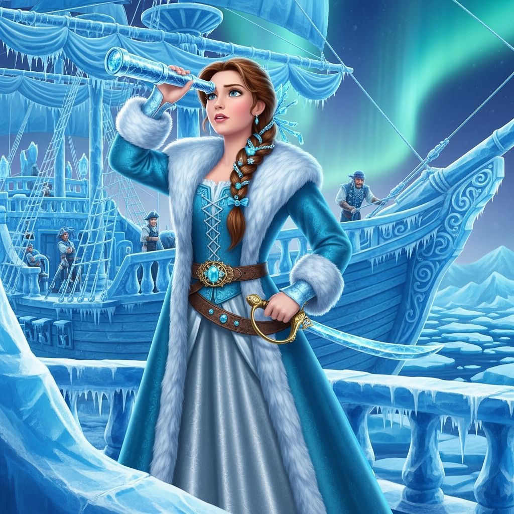 Ice Pirates Princess Buttercup: AI Art