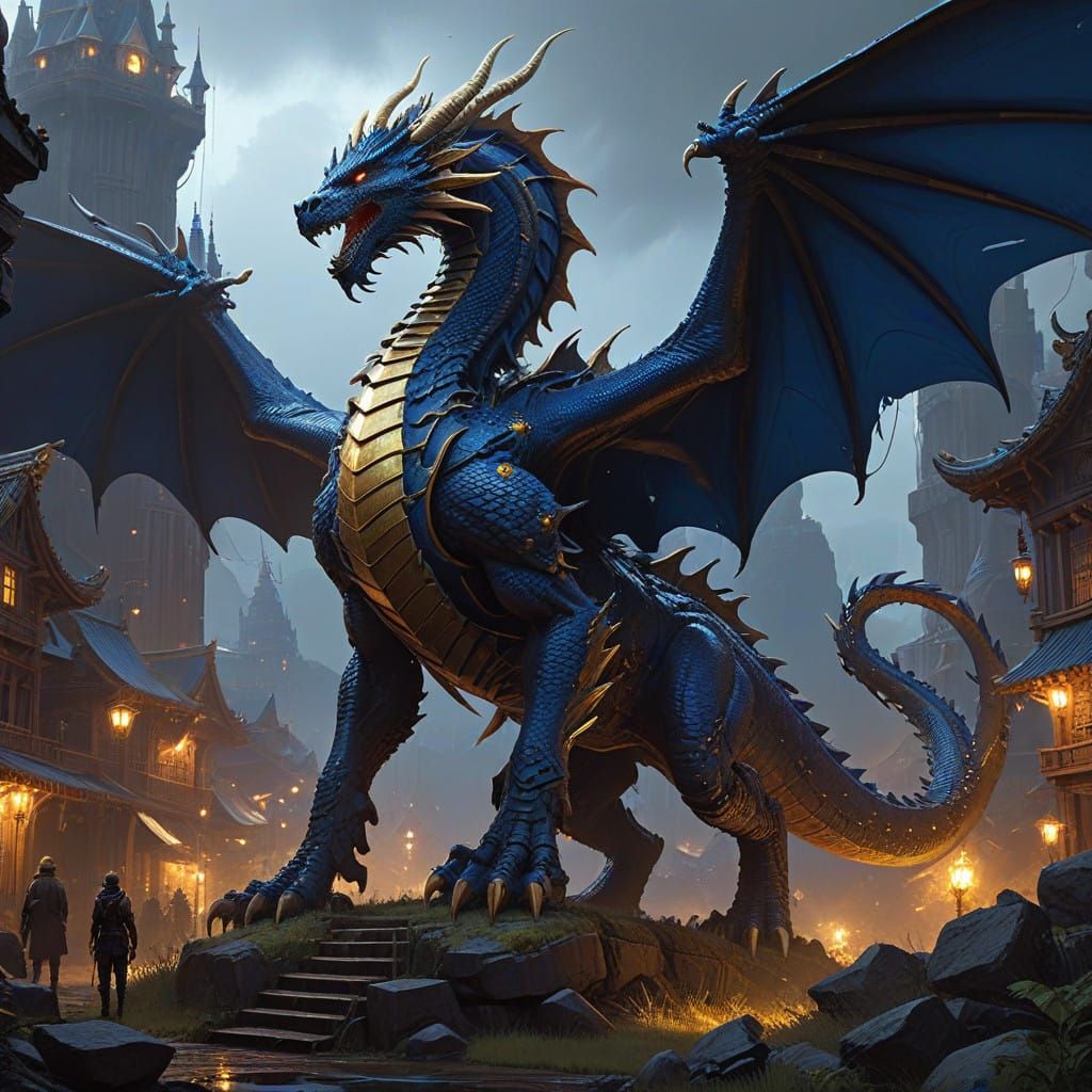 Regal King Tenderly Touches Majestic Dragon's Scales