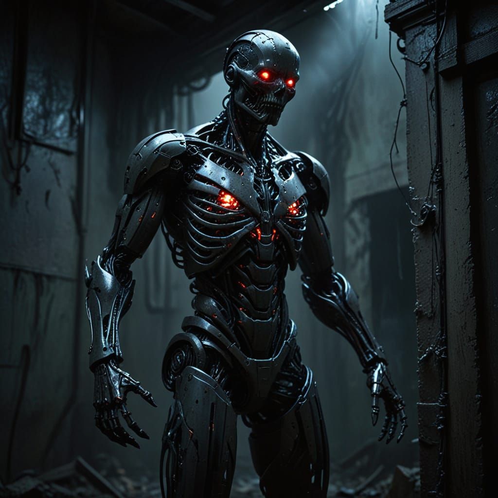 Dark Fantasy Masterpiece in Hedi Xandt Style