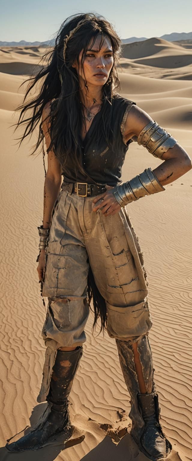 Desert Queen: Post-Apocalyptic Fashion Photography