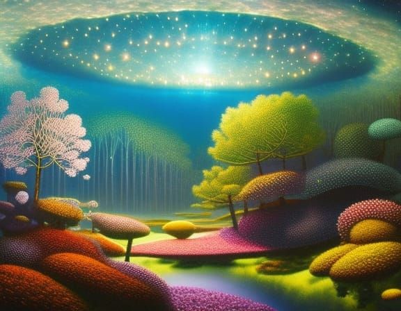 Surreal Submarines in Mycelium Network: Harper's Bazaar Art