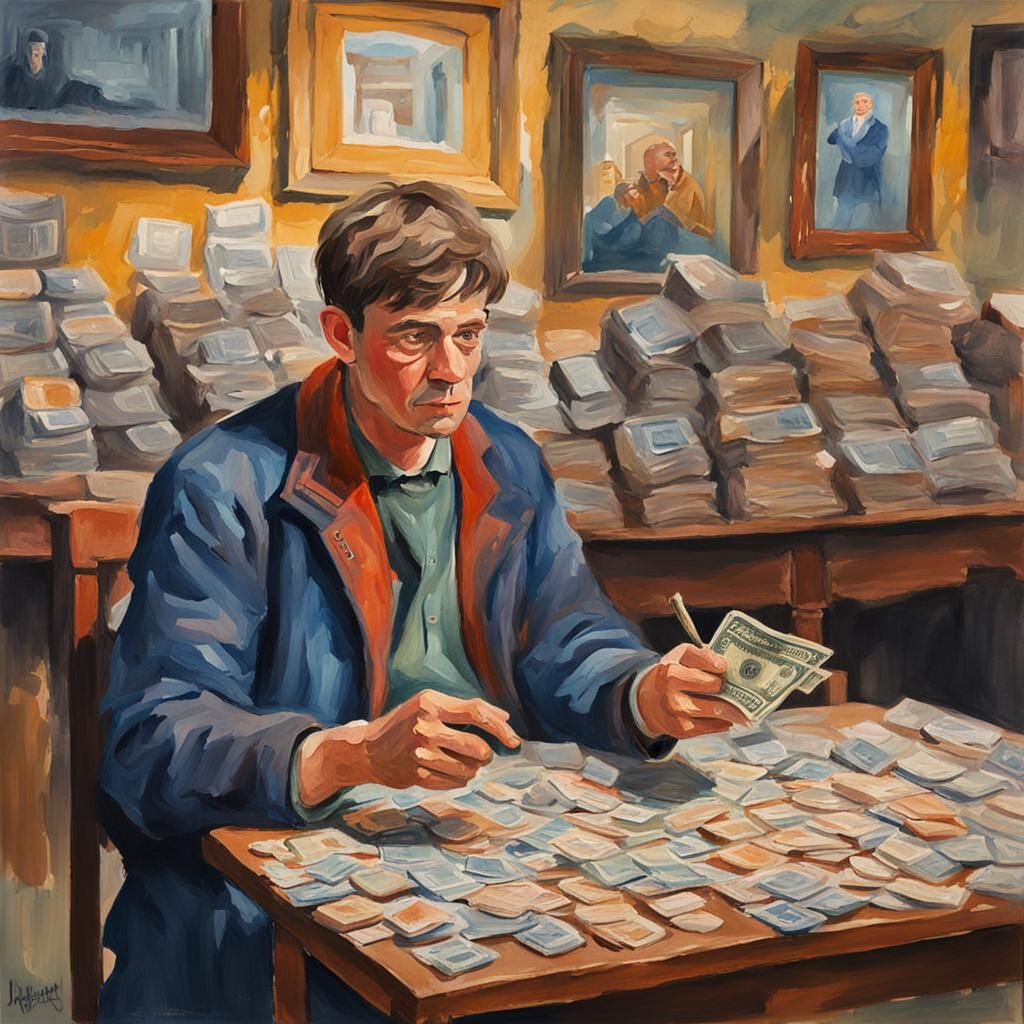 Saving for Retirement: An Impressionist Gouache Painting