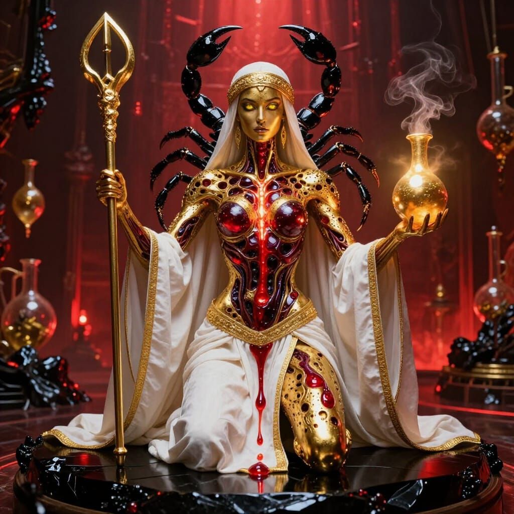 Colossal Golden Goddess of Healing Blood