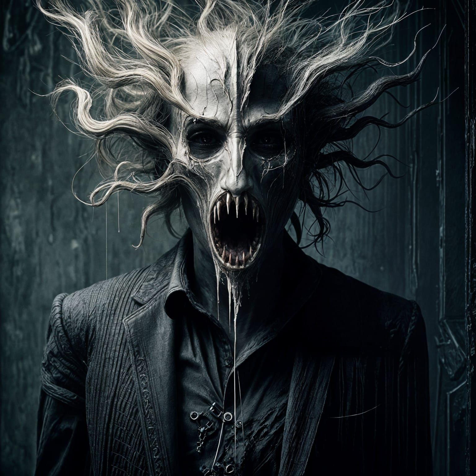 Dark Entity Glitching Out of Existence