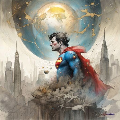 Superman AI Generated Image