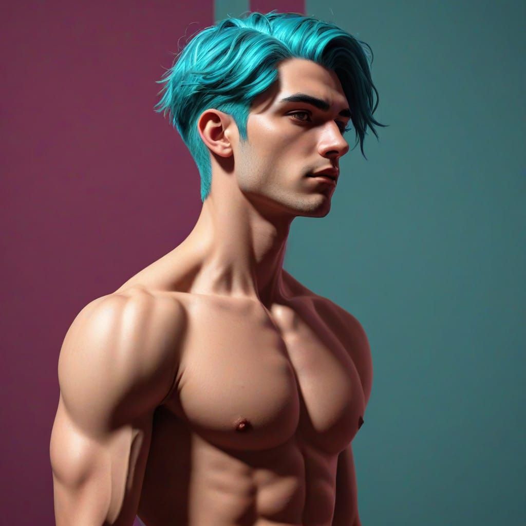 Vibrant Graphic Novel Character Duo