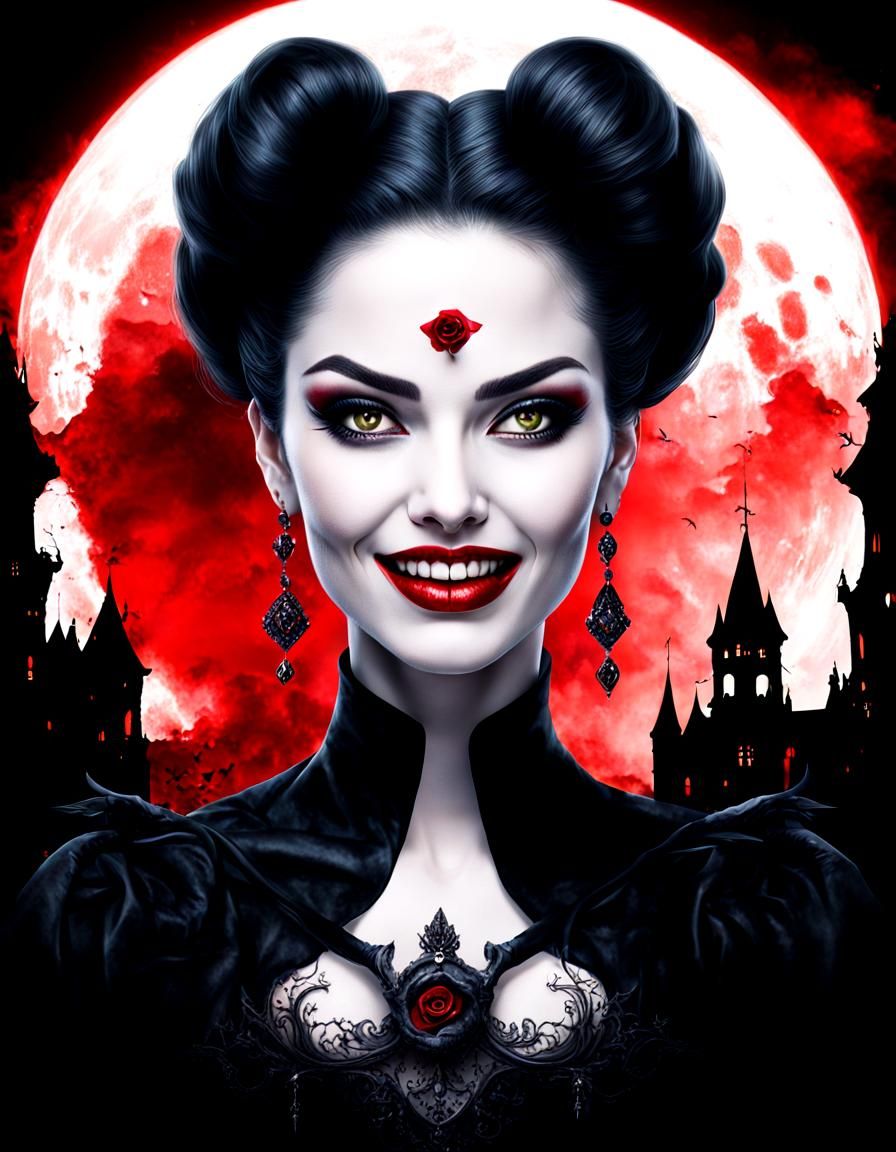 Portrait of a Beautiful, Mysterious Woman