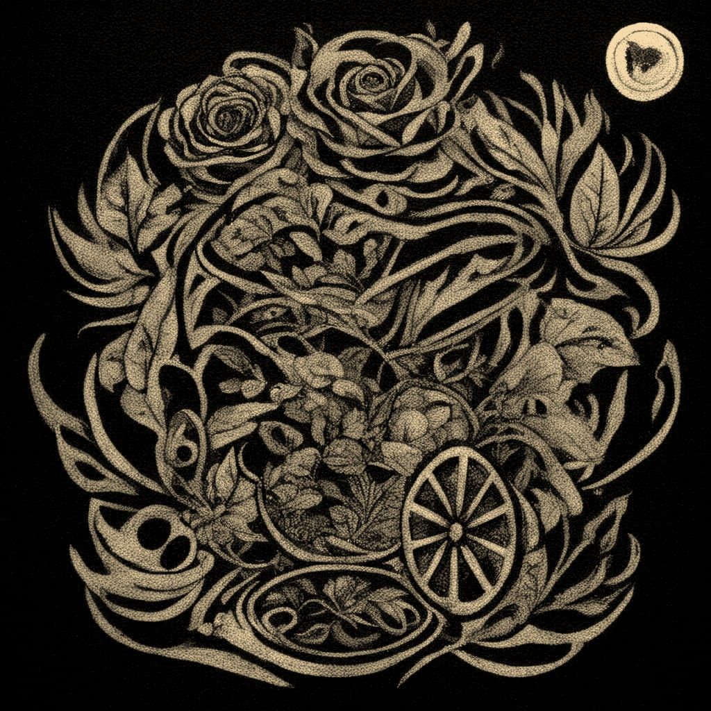 T-Shirt Print Design Enhanced for Apparel