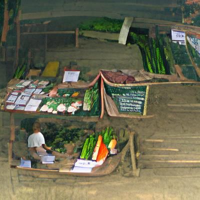 Charming Farm Stand Displaying Fresh Vegetables