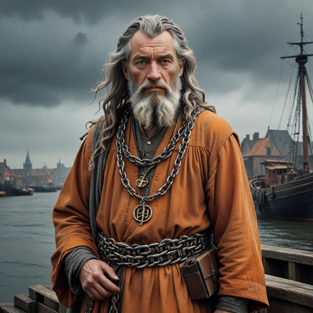 Medieval Scholar in Forgotten Quayside