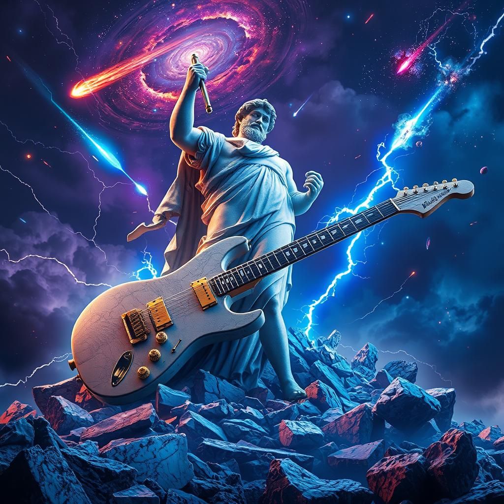Cosmic Metal God Guitar: Shattered Divinity