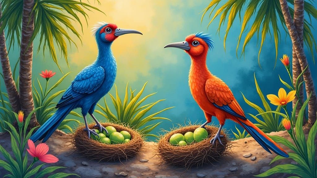 Dodo Birds and Green Eggs in Tropical Nests