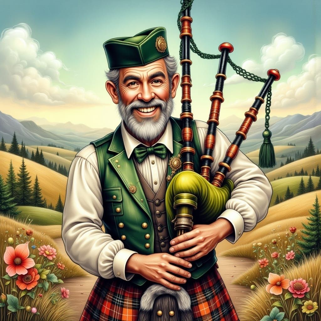 Bagpipes Player