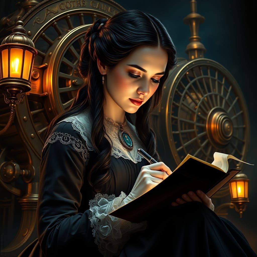 Victorian-Era Visionary in Enchanted Realm